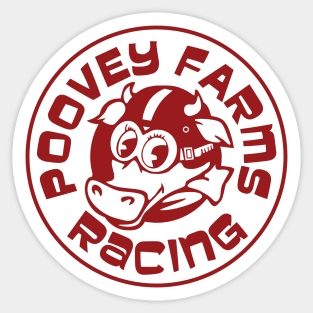 Poovey Farms Racing Sticker